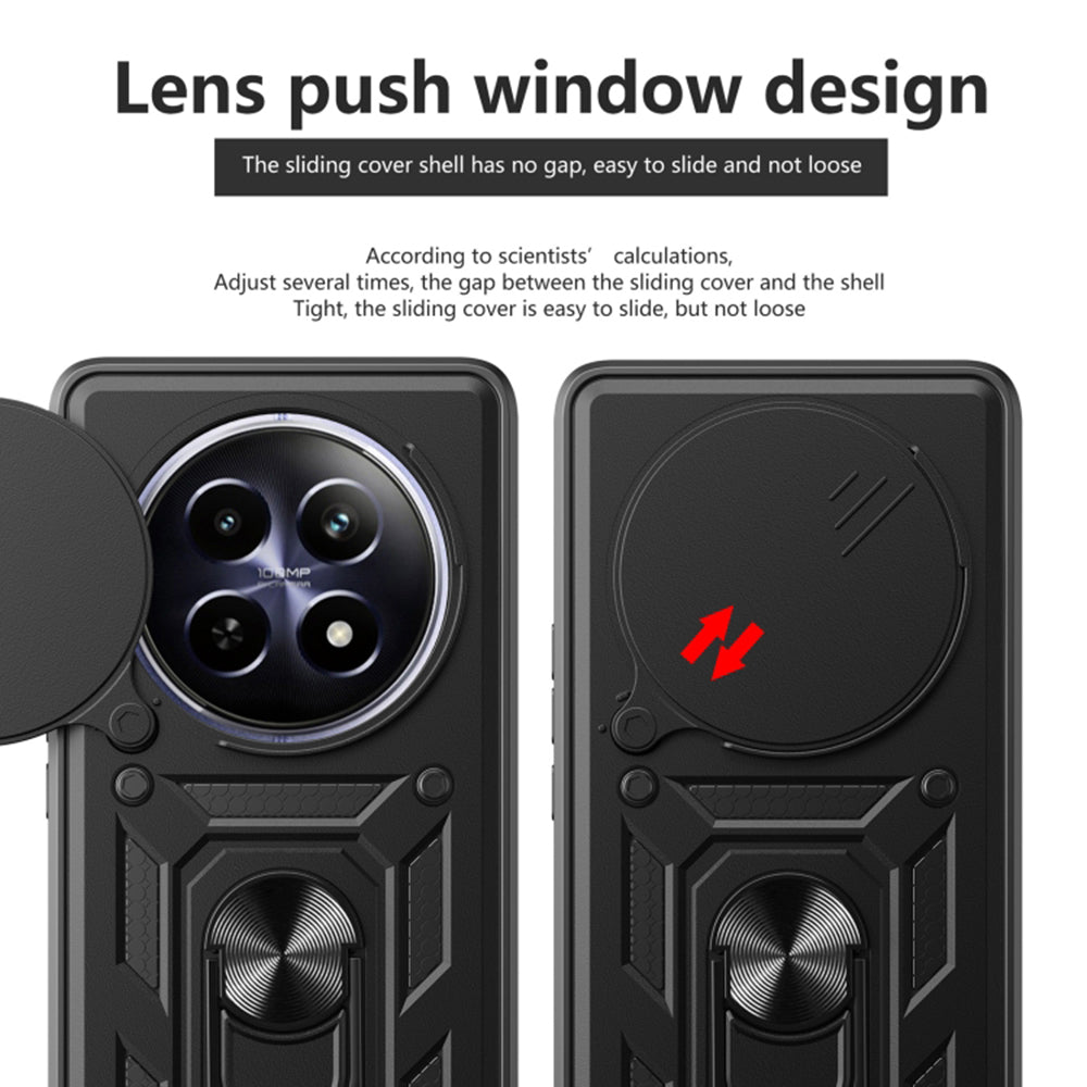 Funda para Honor Magic6 Pro, Techsuit, CamShield, Negra