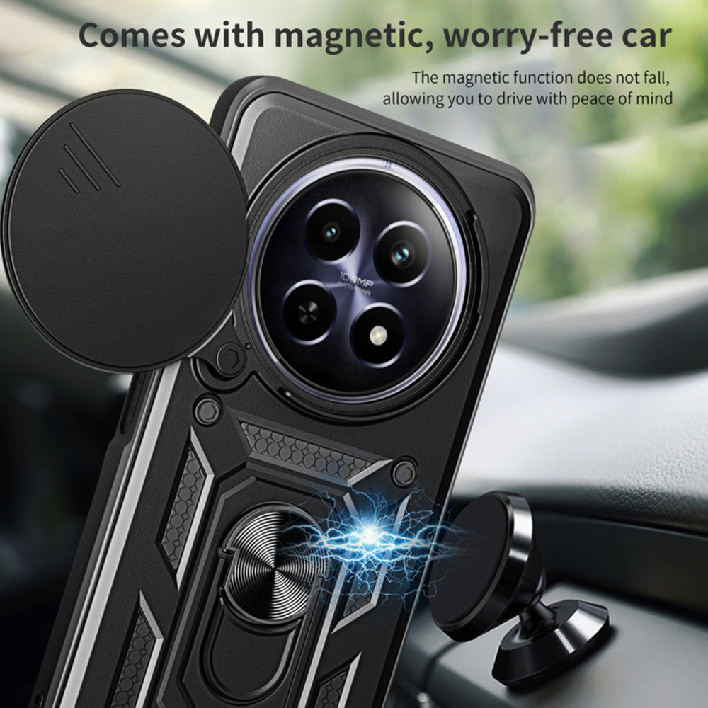 Funda para Honor Magic6 Pro, Techsuit, CamShield, Negra