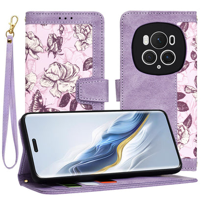 Funda para Honor Magic6 Pro, Techsuit, FlipCraft, Morado