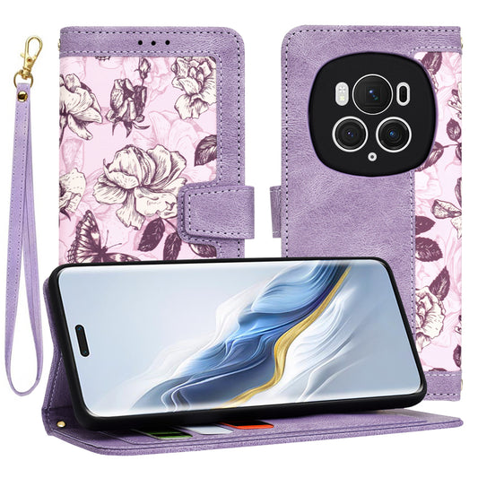 Funda para Honor Magic6 Pro, Techsuit, FlipCraft, Morado
