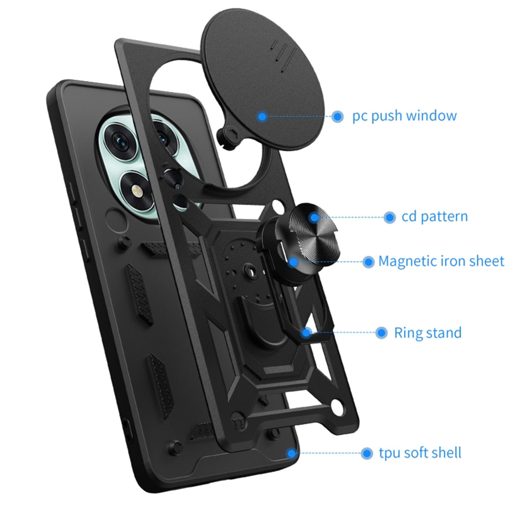 Funda para Honor Magic7 Pro, Techsuit, CamShield, Rosa