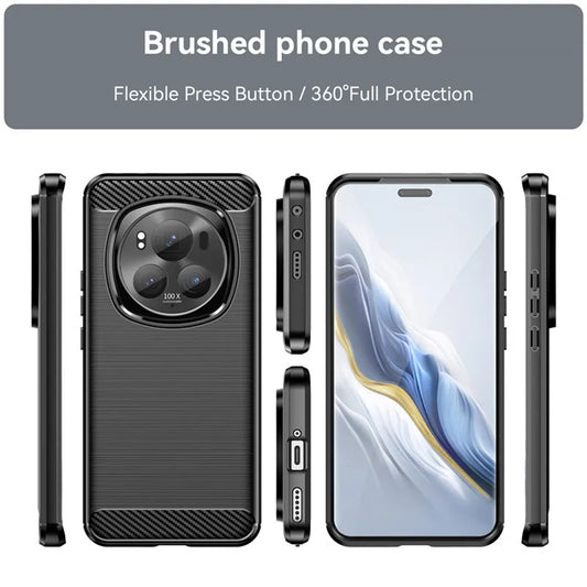 Funda para Honor Magic7 Pro, Techsuit, Carbono, Azul