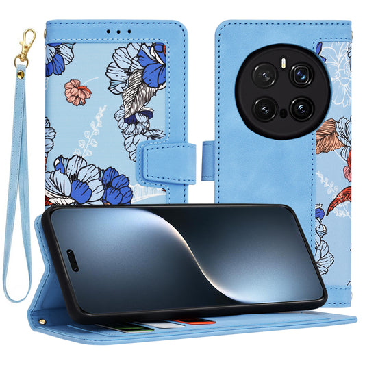 Funda para Honor Magic7 Pro, Techsuit, FlipCraft, Azul