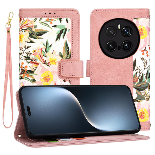 Funda para Honor Magic7 Pro, Techsuit, FlipCraft, Rosa