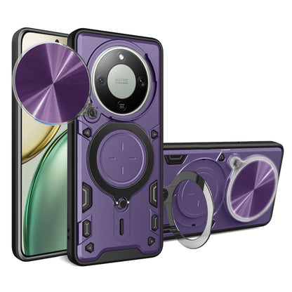 Funda para Honor Magic8 Lite, Techsuit, CamGuard Pro, Morado