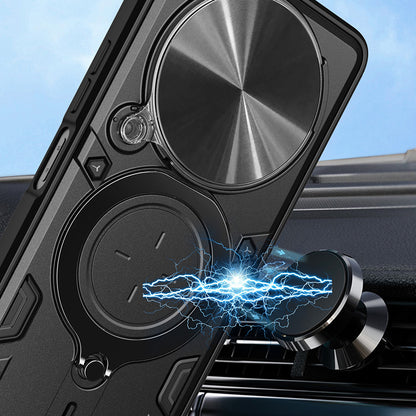 Funda para Honor Magic8 Lite, Techsuit, CamGuard Pro, Morado