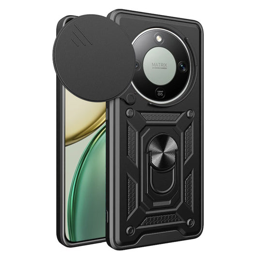 Funda para Honor Magic8 Lite, Techsuit, CamShield, Negra