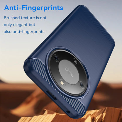 Case for Honor Magic8 Lite, Techsuit, Carbon, Blue