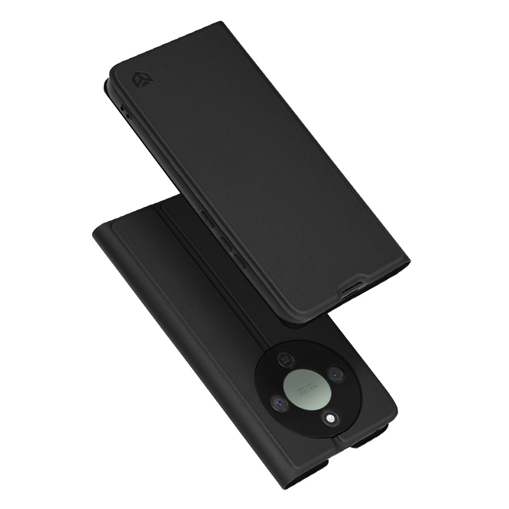 Funda para Honor Magic8 Lite, Techsuit, Magskin Book, Negra