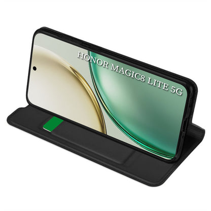 Funda para Honor Magic8 Lite, Techsuit, Magskin Book, Negra