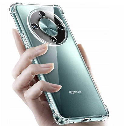 Funda para Honor Magic8 Lite, Techsuit, Shockproof Clear, Transparente