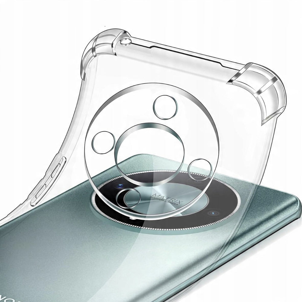 Funda para Honor Magic8 Lite, Techsuit, Shockproof Clear, Transparente