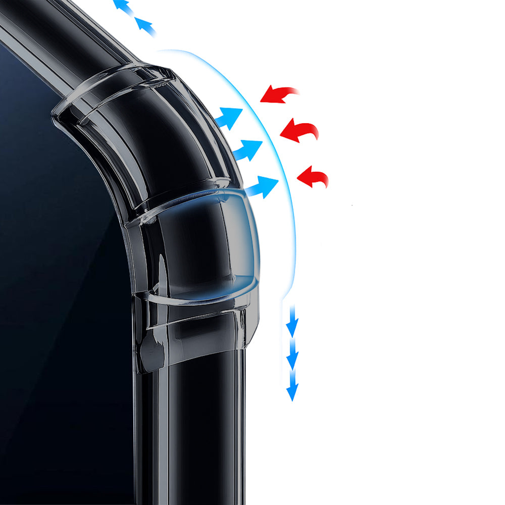 Funda para Honor Magic8 Lite, Techsuit, Shockproof Clear, Transparente