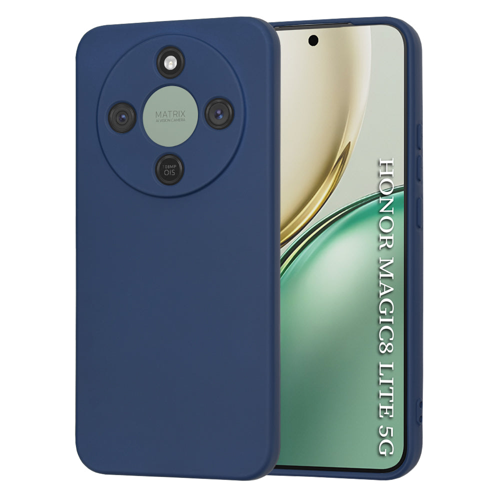 Funda para Honor Magic8 Lite, Techsuit, SoftFlex, Azul Marino