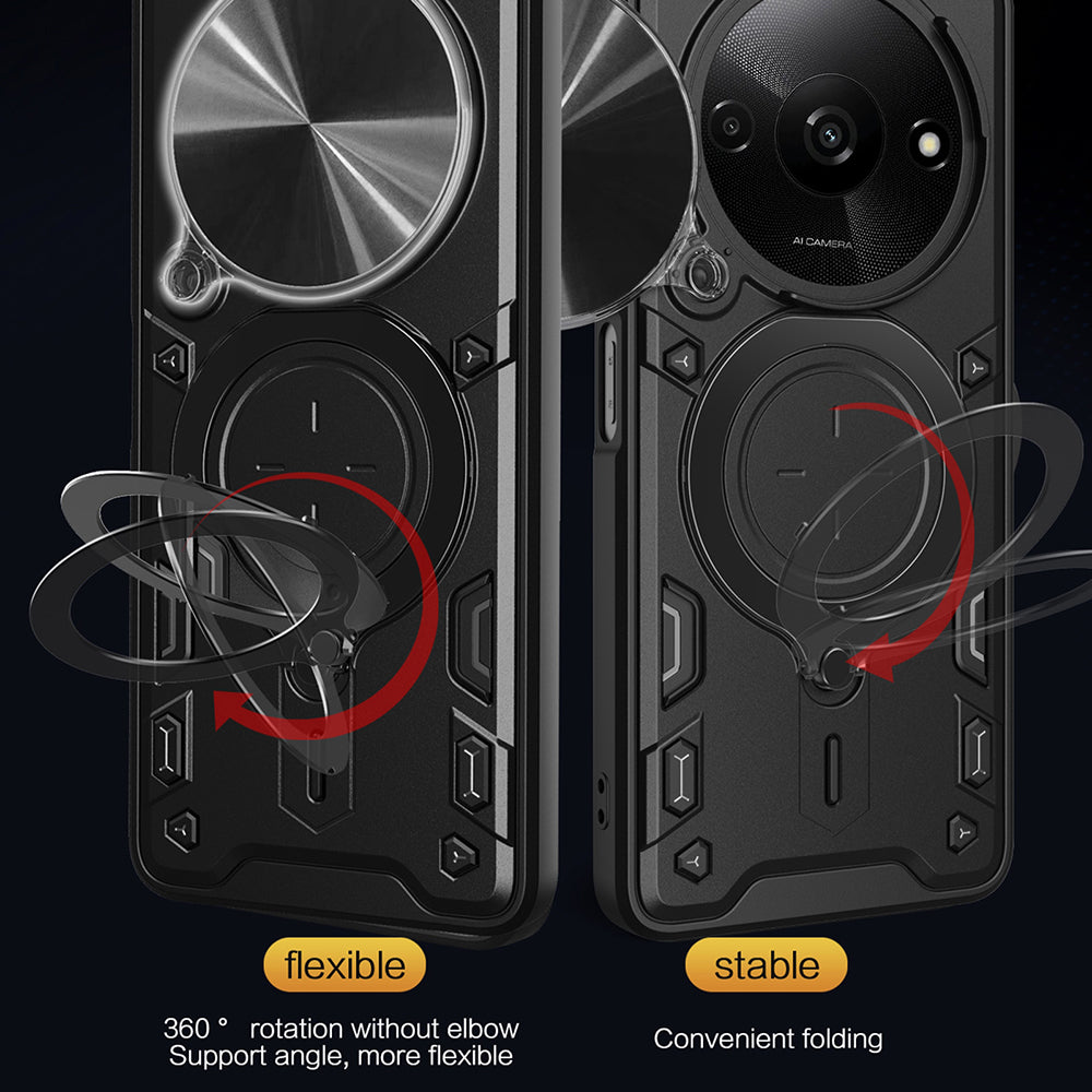 Funda para Honor Magic8 Pro, Techsuit, CamGuard Pro, Negra