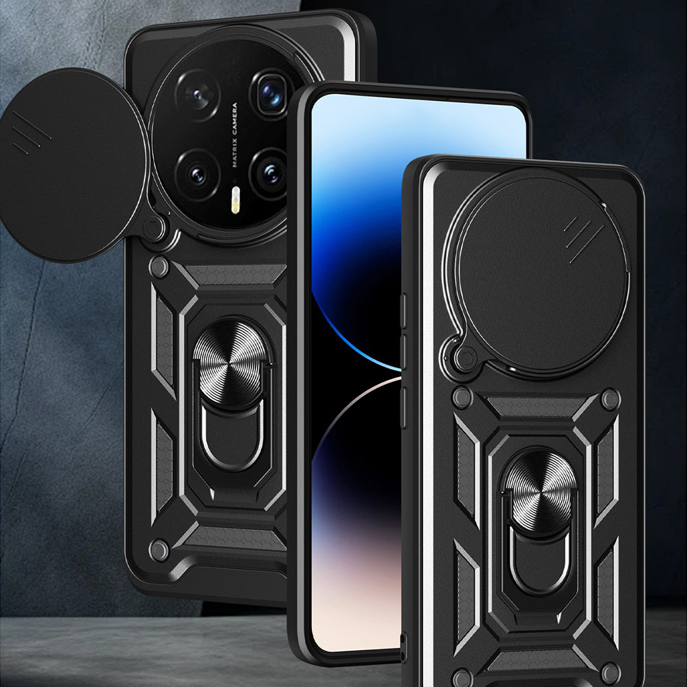 Funda para Honor Magic8 Pro, Techsuit, CamShield, Rosa Dorada