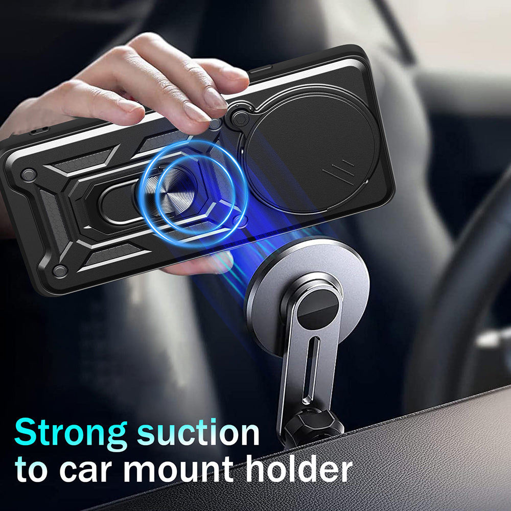 Funda para Honor Magic8 Pro, Techsuit, CamShield, Verde