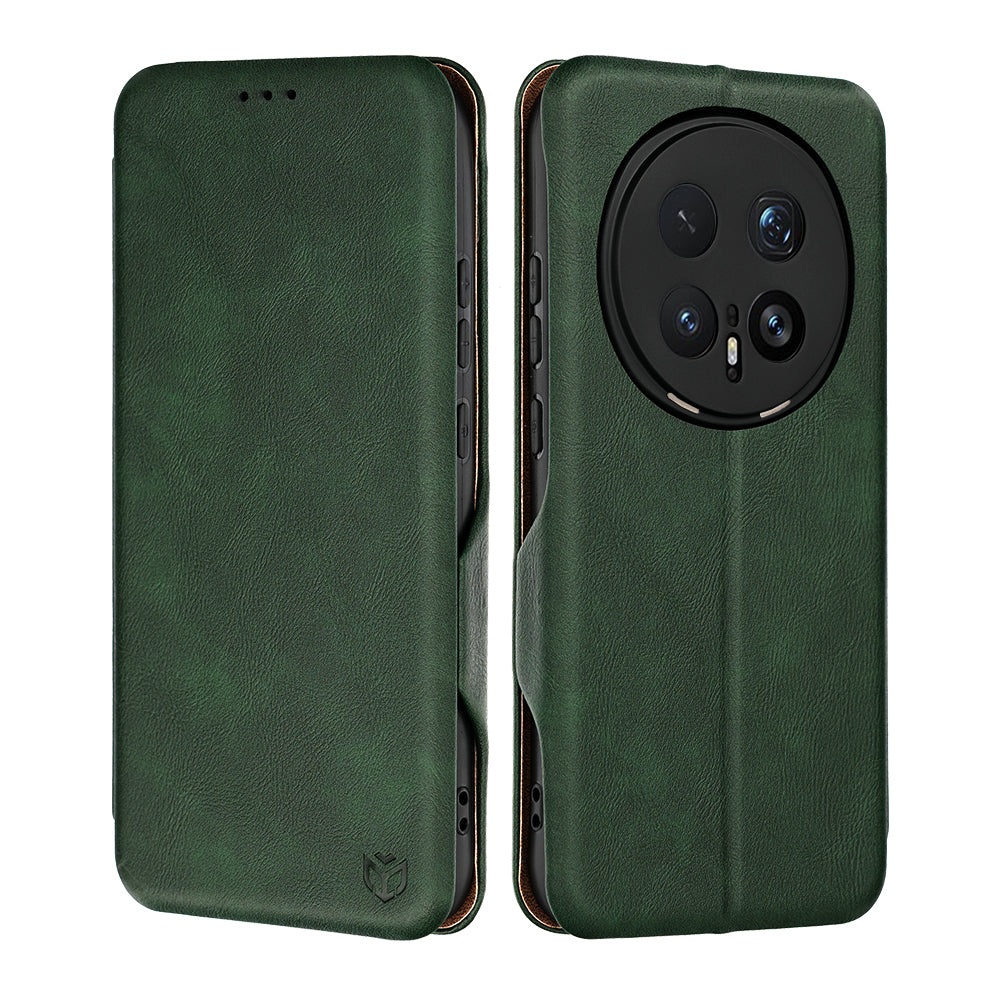 Funda para Honor Magic8 Pro, Techsuit, Safe Wallet Plus, Verde