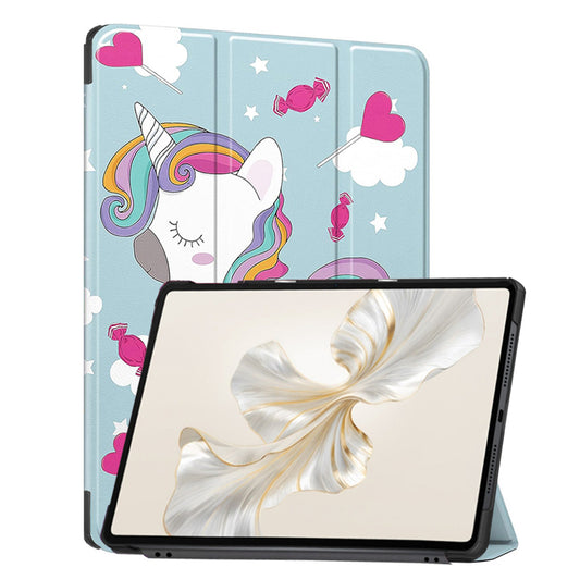 Funda para Honor Pad 9, Techsuit, FoldPro Unicorn, Multicolor