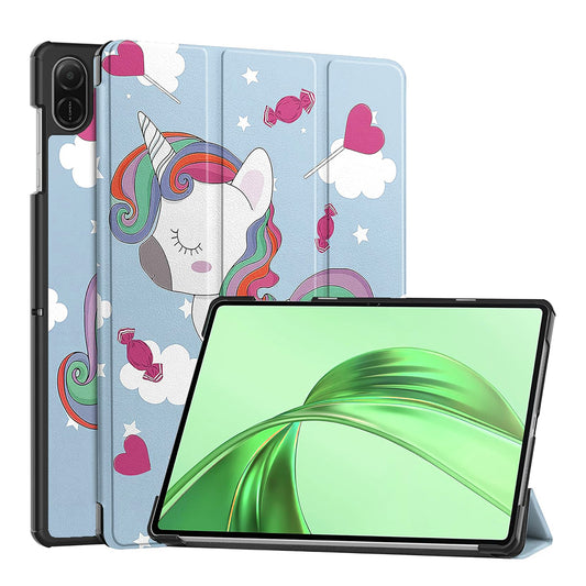 Case for Honor Pad X8a, Techsuit, FoldPro Unicorn, Multicolor