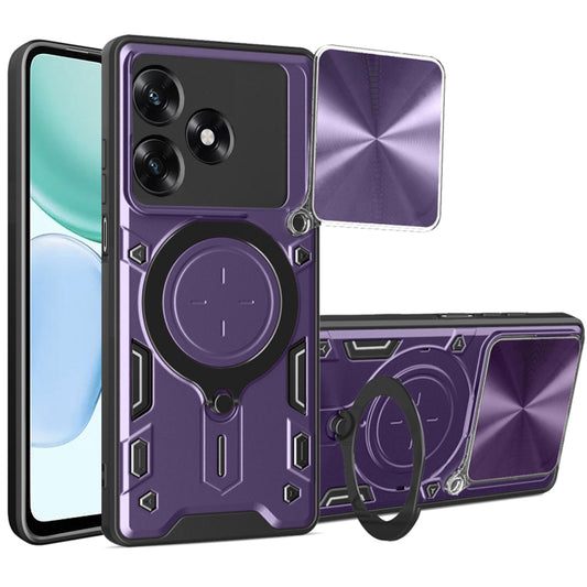 Funda para Honor X5c Plus, Techsuit, CamGuard Pro, Morado