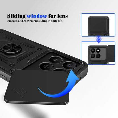 Funda para Honor X5c Plus, Techsuit, CamShield, Azul