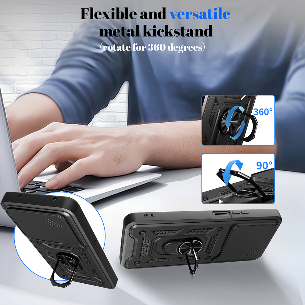 Funda para Honor X5c Plus, Techsuit, CamShield, Verde