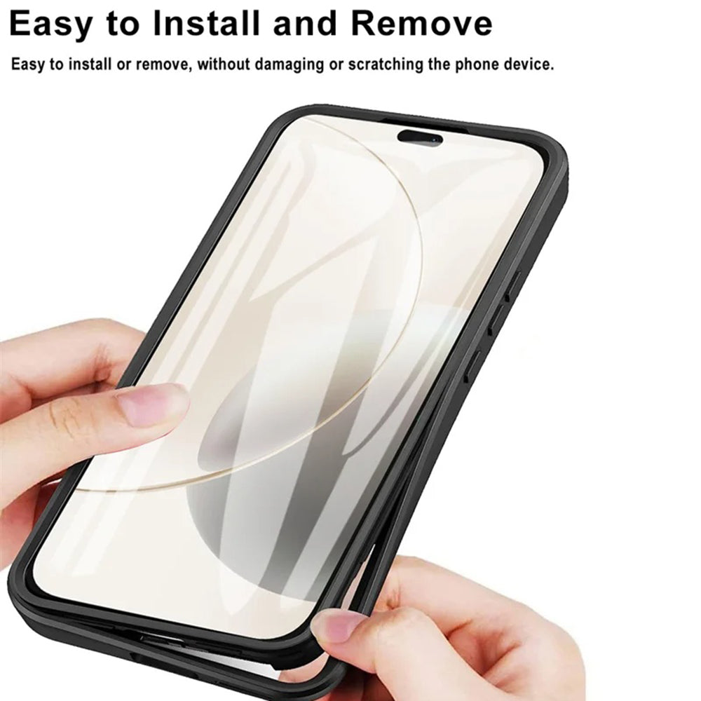 Funda para Honor X5c Plus, Techsuit, ColorVerse 360, Negra