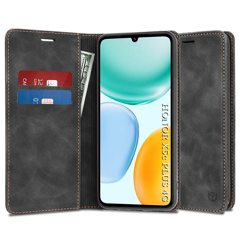 Funda para Honor X5c Plus, Techsuit, Confy, Negra
