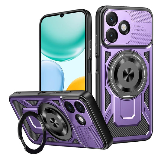 Funda para Honor X5c Plus, Techsuit, RuggedCam, Morado