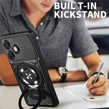 Funda para Honor X5c Plus, Techsuit, RuggedCam, Morado