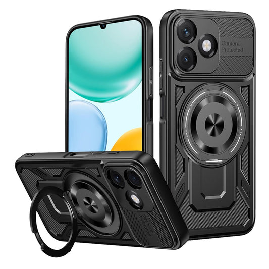 Funda para Honor X5c Plus, Techsuit, RuggedCam, Negra