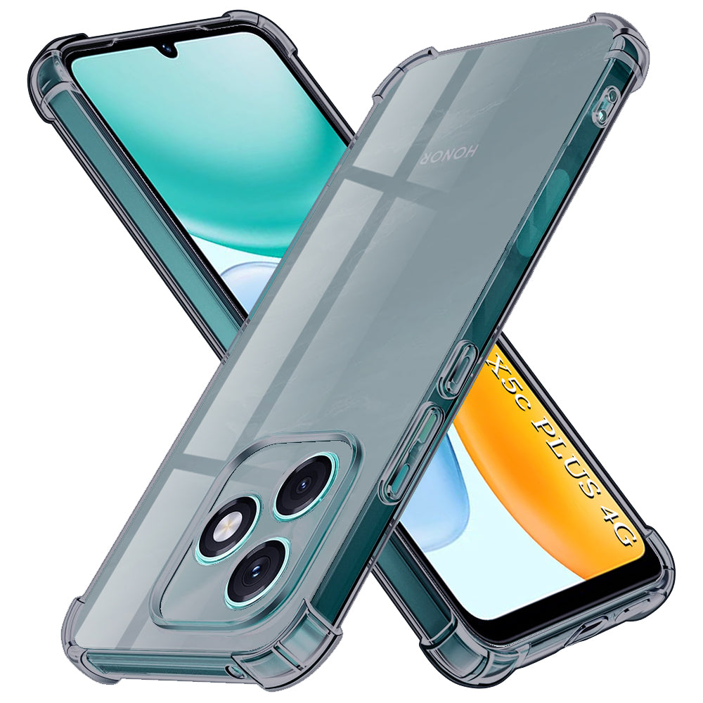 Funda para Honor X5c Plus, Techsuit, Shockproof Clear, Ahumada