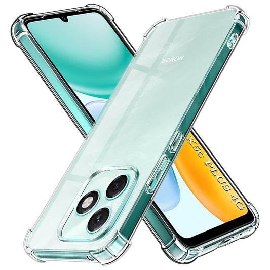 Funda para Honor X5c Plus, Techsuit, Antigolpes Transparente, Transparente