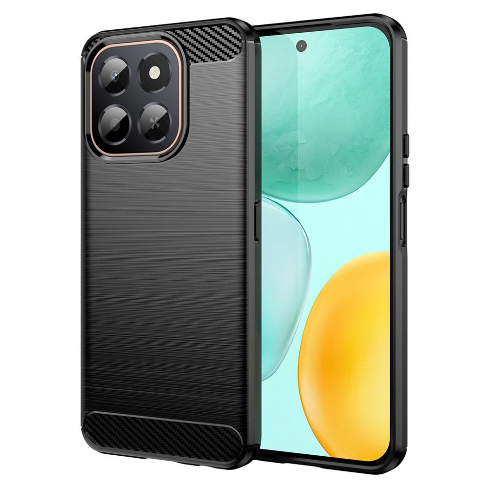 Funda para Honor X6c, Techsuit, Carbono, Negra
