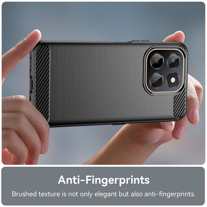 Funda para Honor X6c, Techsuit, Carbono, Negra