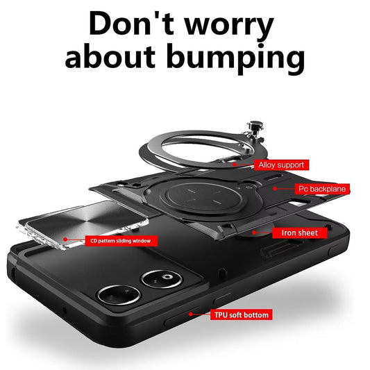 Funda para Honor X7b 5G / 90 Smart / X7b 4G, Techsuit, CamGuard Pro, Negra