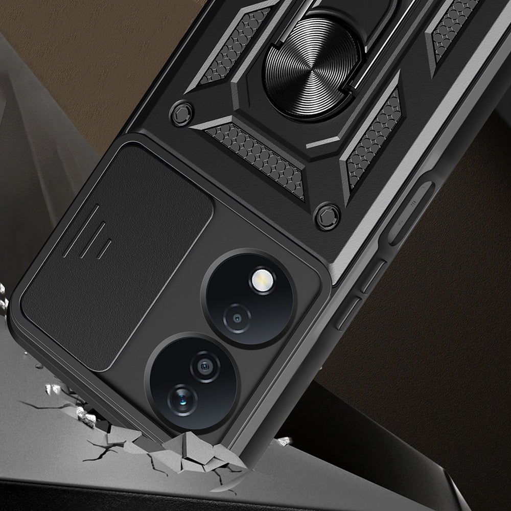 Case for Honor X7b 5G / 90 Smart / X7b 4G, Techsuit, CamShield, Green