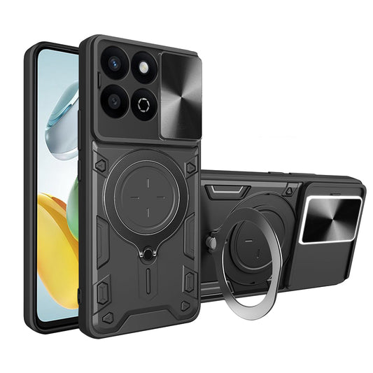 Funda para Honor X7c / 200 Smart, Techsuit, CamGuard Pro, Negra
