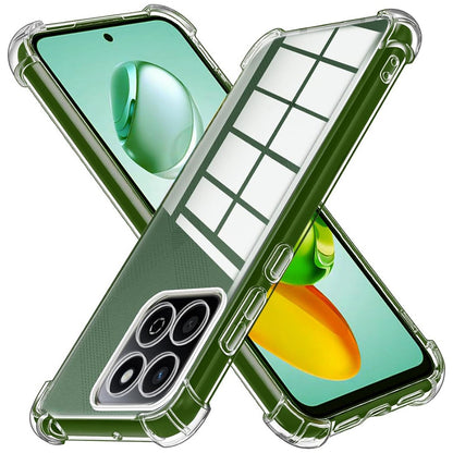 Funda para Honor X7c / 200 Smart, Techsuit, Antigolpes Transparente, Transparente