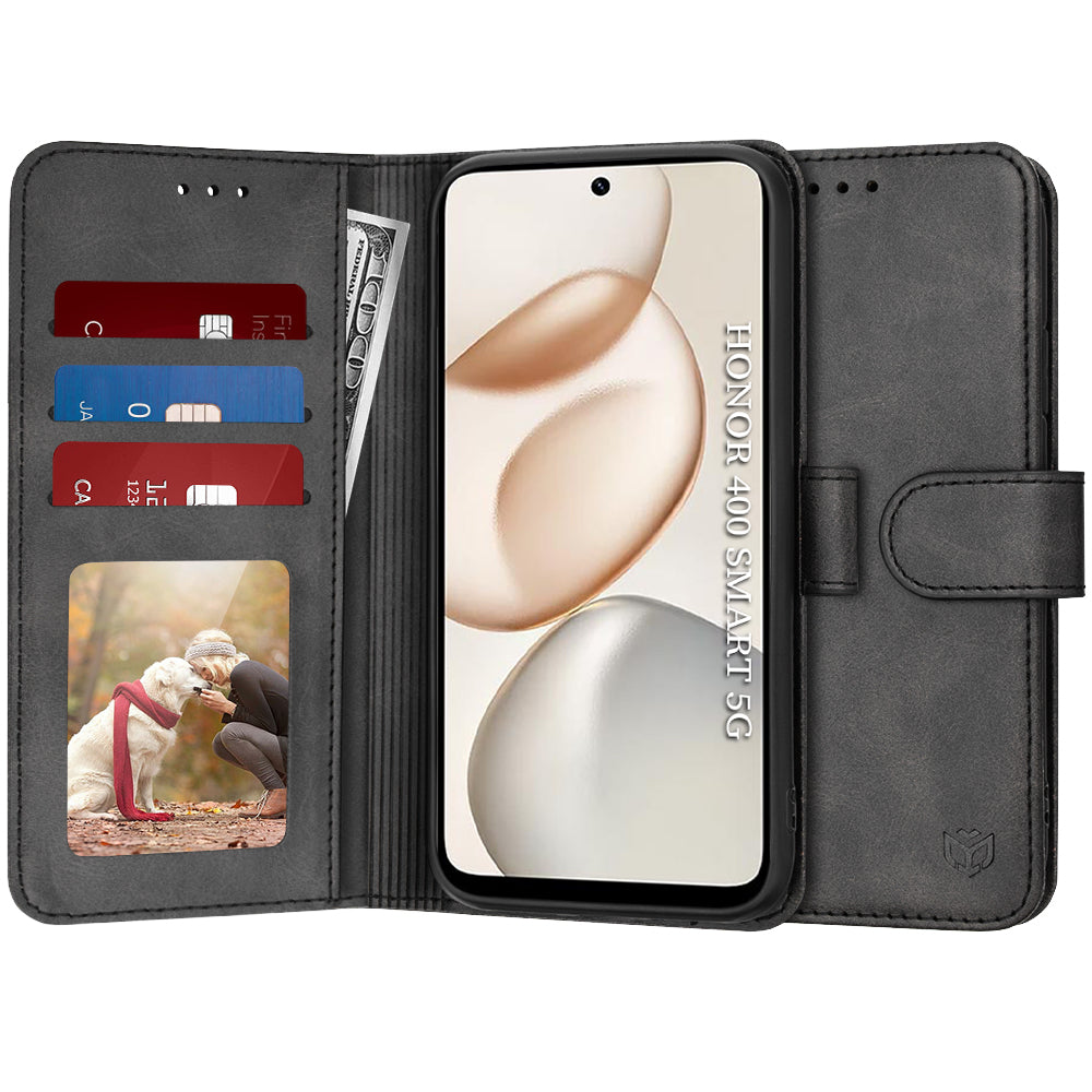 Funda para Honor 400 Smart 4G / X7d 4G, Techsuit, Diary Book, Negra