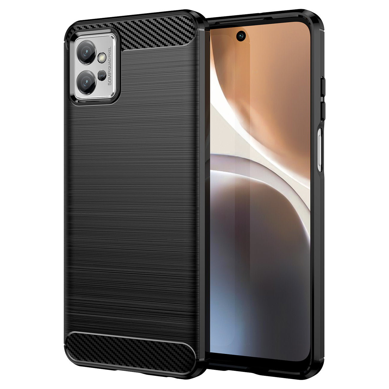 Funda para Honor X8a, OEM, Carbon Pro, Negra