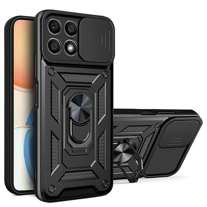 Funda para Honor X8a, Techsuit, CamShield, Negra