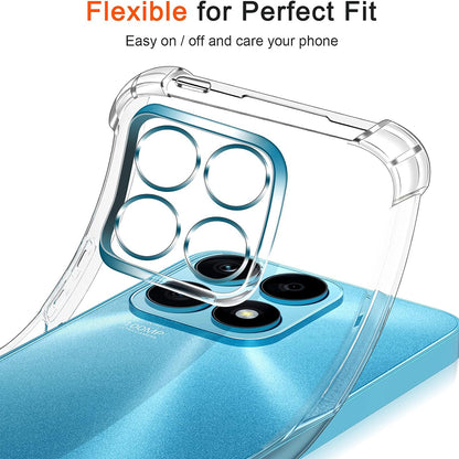 Funda para Honor X8a, Techsuit, Antigolpes Transparente, Transparente