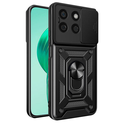 Funda para Honor X8b, Techsuit, CamShield, Negra