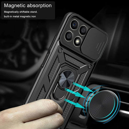 Funda para Honor X8b, Techsuit, CamShield, Negra