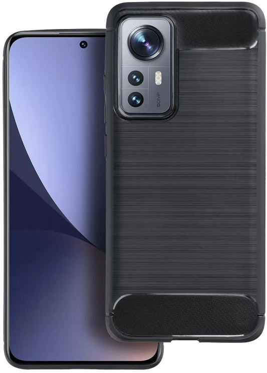 Funda para Honor X8c, OEM, Carbono, Negra