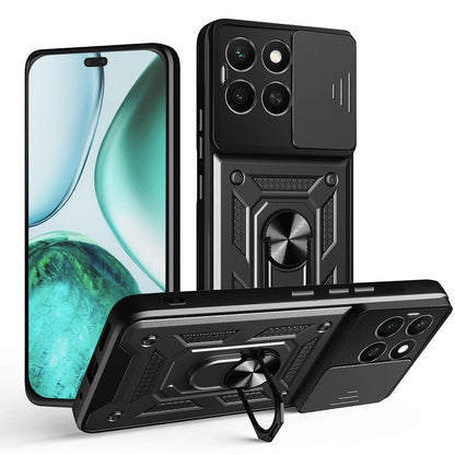 Funda para Honor X8c, Techsuit, CamShield, Negra