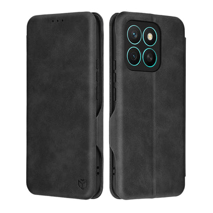 Funda para Honor X8c, Techsuit, Safe Wallet Plus, Negra