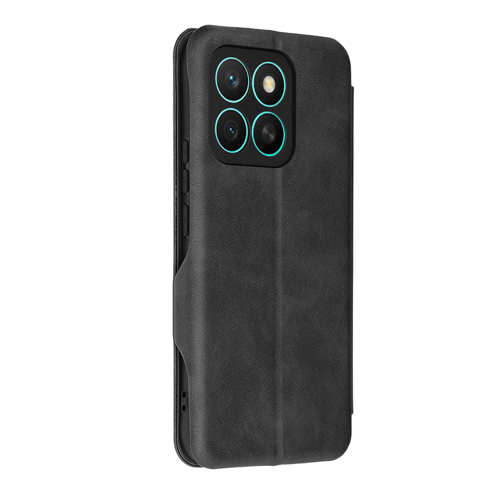 Funda para Honor X8c, Techsuit, Safe Wallet Plus, Negra